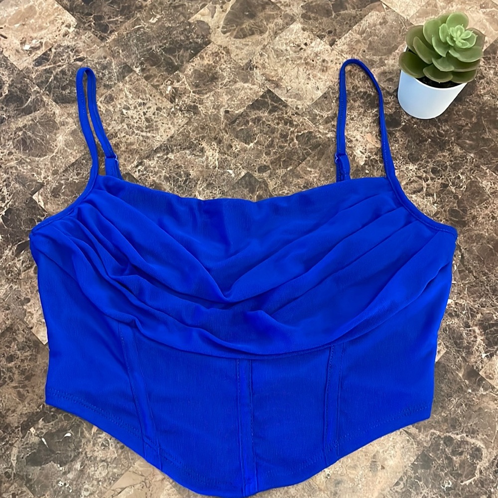 Shein corset crop top